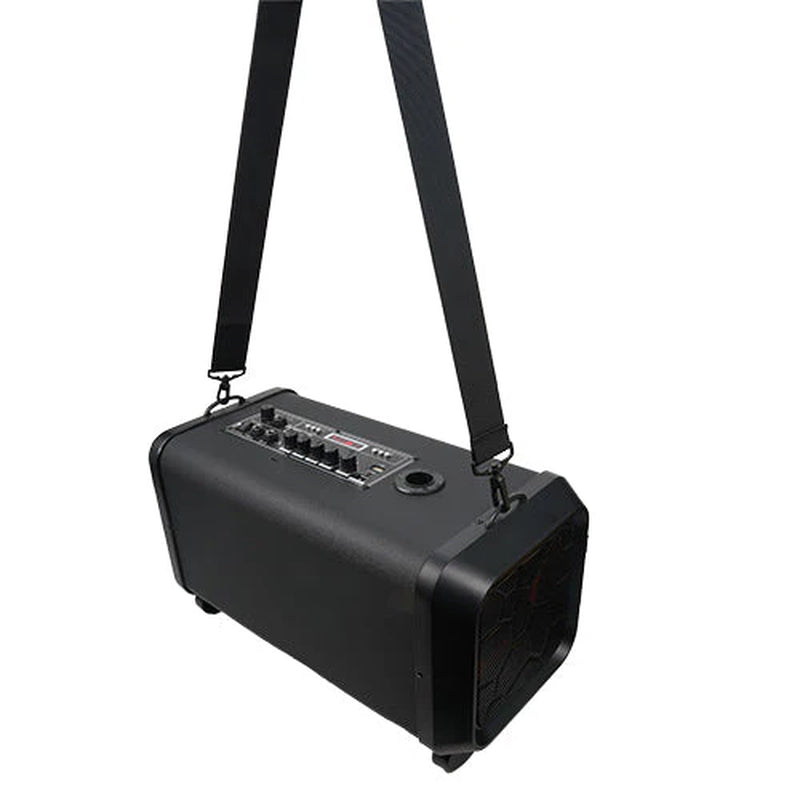 Supersonic Portable PA System Karaoke Speaker with TWS, FM Radio & LED Disco Ball (IQ-906K)