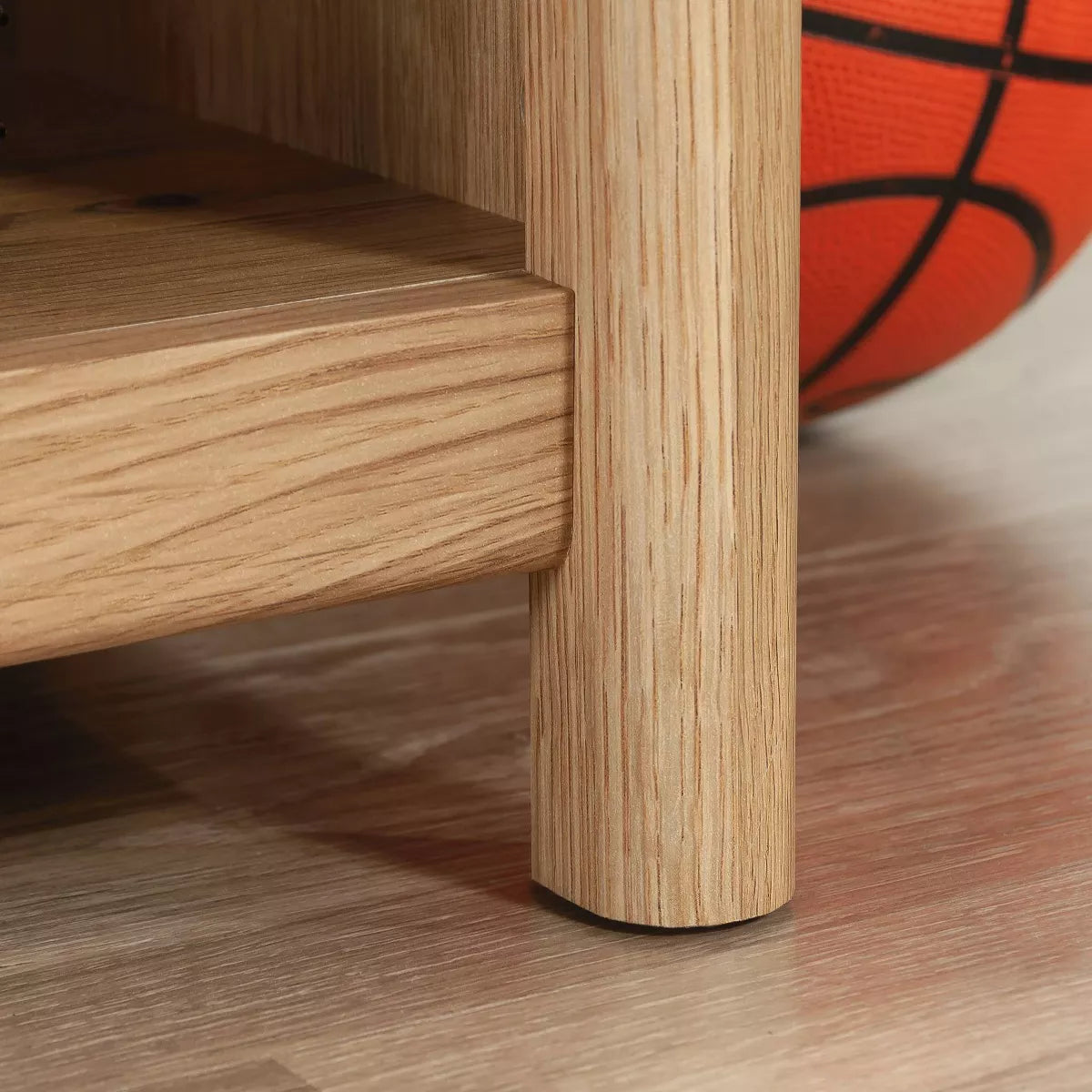 Dover Edge 36.26" Cubby Storage Bookcase in Timber Oak
