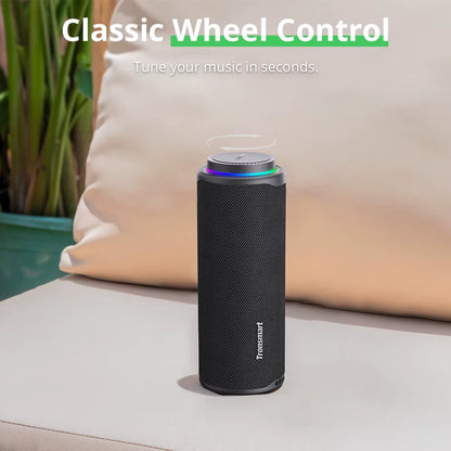 T8 Bluetooth Speaker 40W Outdoor Portable Speaker with Deep Bass, Soundpulse, Waterproof IPX7, APP Control,For Camping