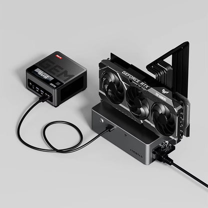 AOOSTAR AG02 EGPU Dock with Oculink USB4 Port External GPU Enclosure for RTX 4090/4080 Compatible with Laptop/Mini Pc/Desktop