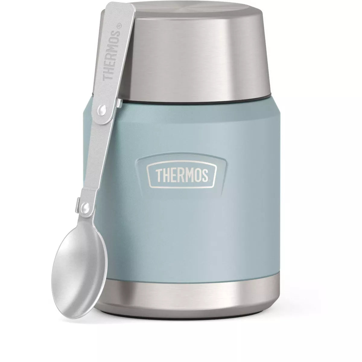16 oz Stainless Steel Food Storage Container with Spoon