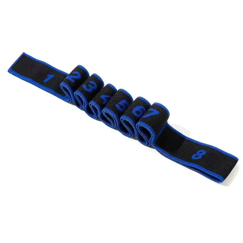 1Pc Stretching Strap with Loops - Non Elastic Stretch Band for Physical Therapy, Yoga Strap for Stretching Equipment, Stretch Bands for Exercise and Flexibility - Fascia, Hamstring & Leg Stretcher Belt