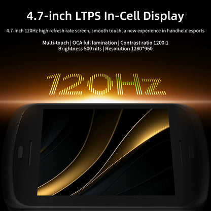 RG Slide Retro Handheld Game Console 4.7" LTPS In-Cell Android Video Gaming Player Supports AI Assistant 1080P-Port Out