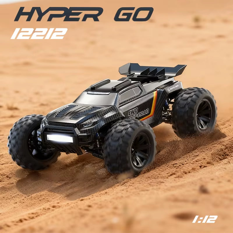 MJX Hyper Go 12212 1/12 Scale Brushless 4WD Off-Road Monster Truck - High-Speed Remote Control Car (58KM/H) - Ideal Gift for Enthusiasts