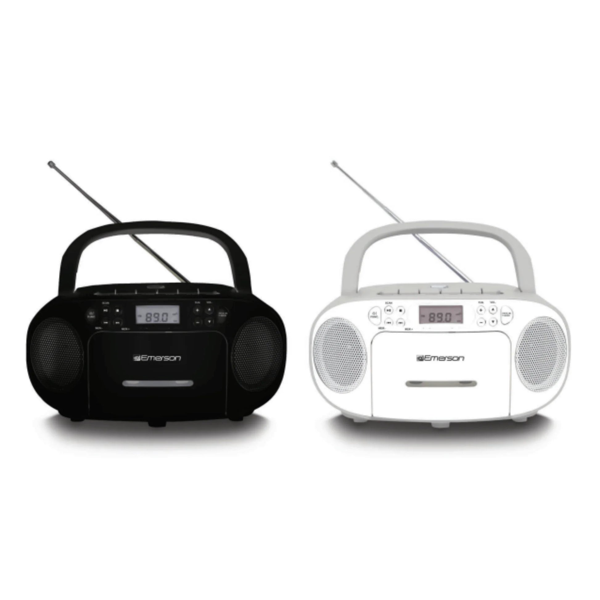 Emerson Portable Cd/Cassette Boombox with AM/FM Radio
