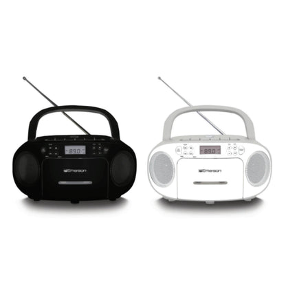 Emerson Portable Cd/Cassette Boombox with AM/FM Radio