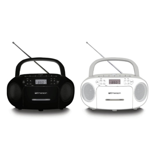 Emerson Portable Cd/Cassette Boombox with AM/FM Radio