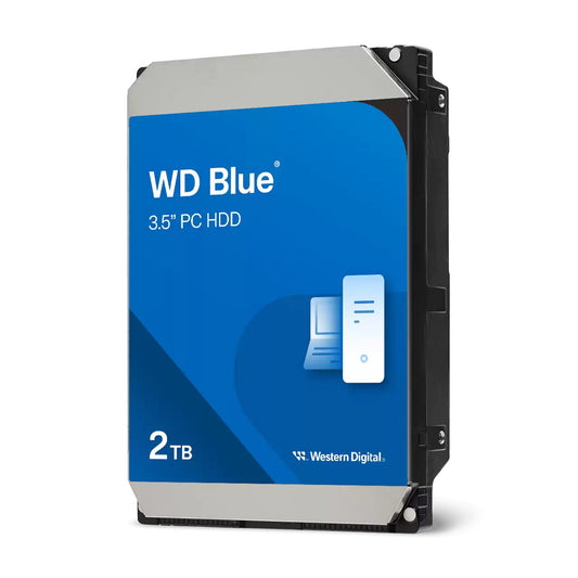 WD 2TB Blue PC Desktop SATA Hard Drive HDD, 7200 RPM 256MB Cache SMR - WD20EZBX