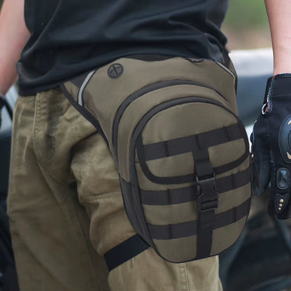Waterproof Motorcycle Waist Bag Motorbike Riding Drop Leg Bag Men Outdoor Thigh Bag Breathable Moto Bag Large Capacity Chest Bag