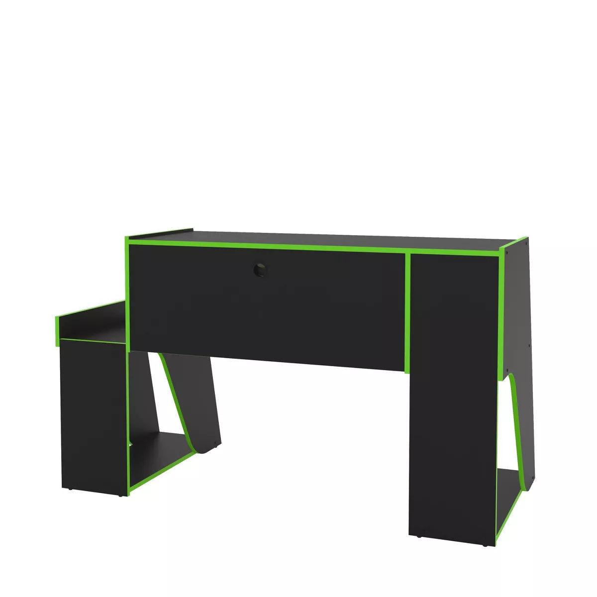 Mission Gaming Desk - Black/Green