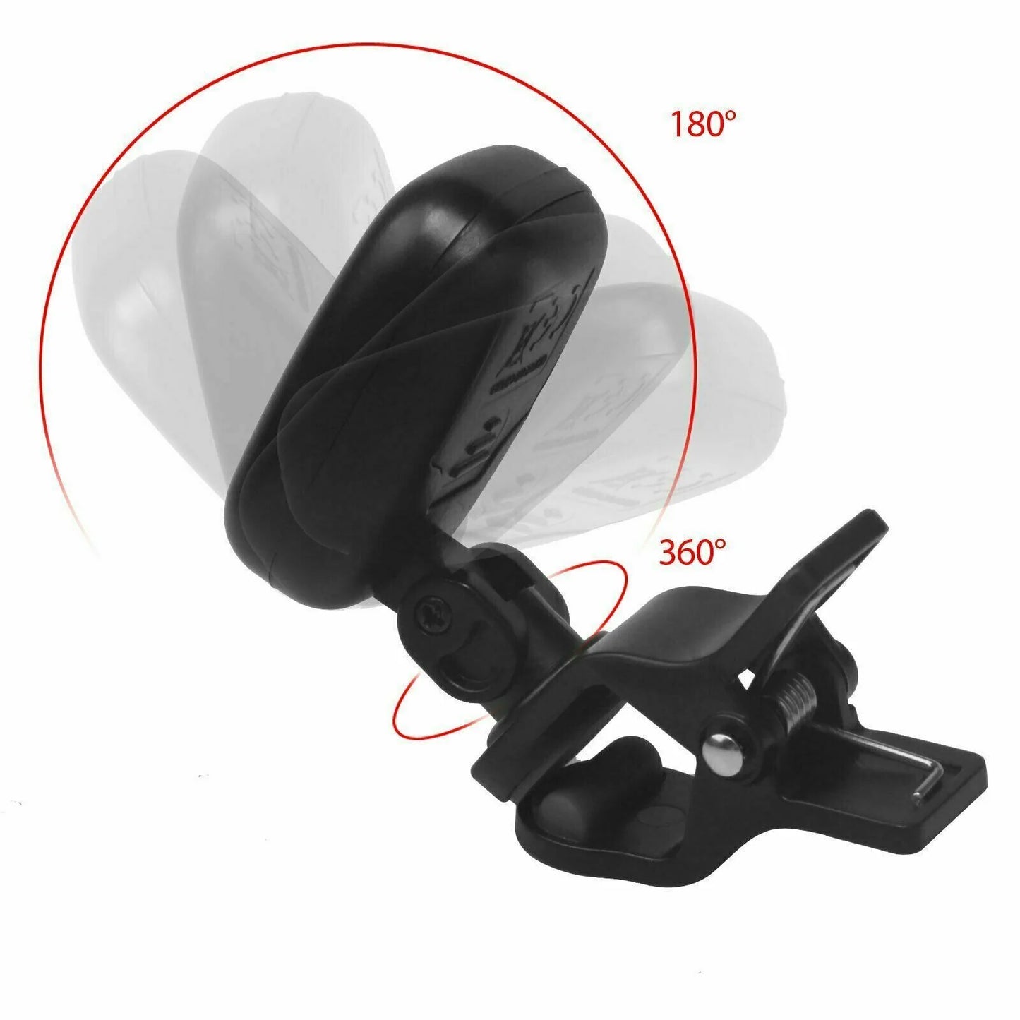 LCD Clip on Chromatic Acoustic Electric Guitar Bass Ukulele Banjo Violin Tuner