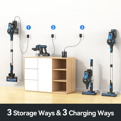 INSE Cordless Vacuum Cleaner Replacement Battery and Accessories for Models N5S, N5T, and N500