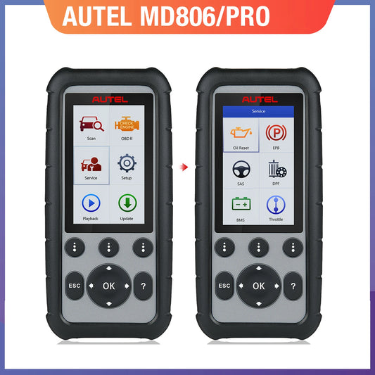  Maxidiag MD806 Full System Diagnoses OBD2 Car Automotive Scanner Tool 4 Systems Diagnosis 7 Most Special Reset Services