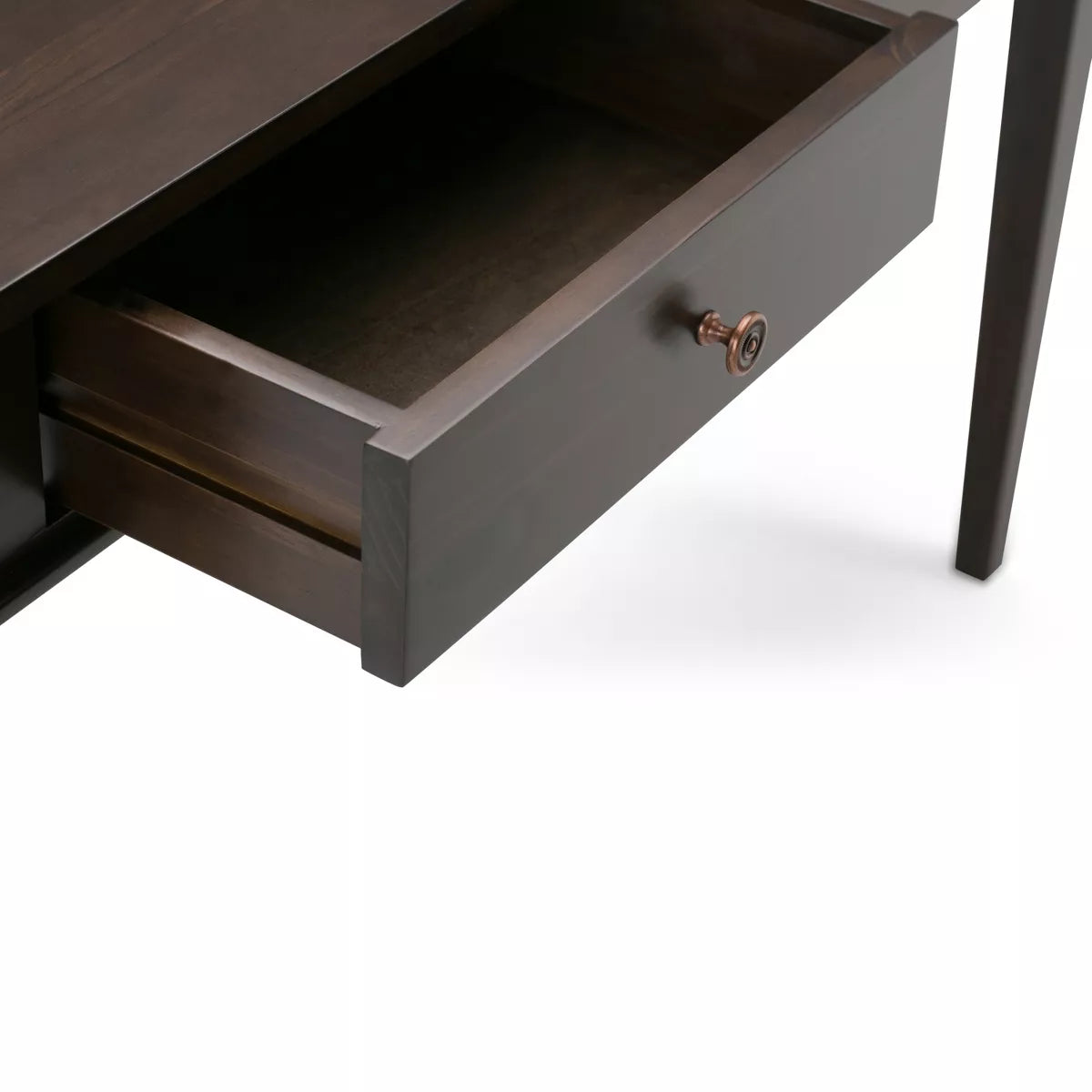 44" Sterling Solid Wood Console Table with Storage Drawers - for Entryway, Family Room