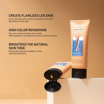 Leg Makeup Moisturizing Liquid Body Foundation - Waterproof Tanning Cream for Even Skin Tone in 3 Shades