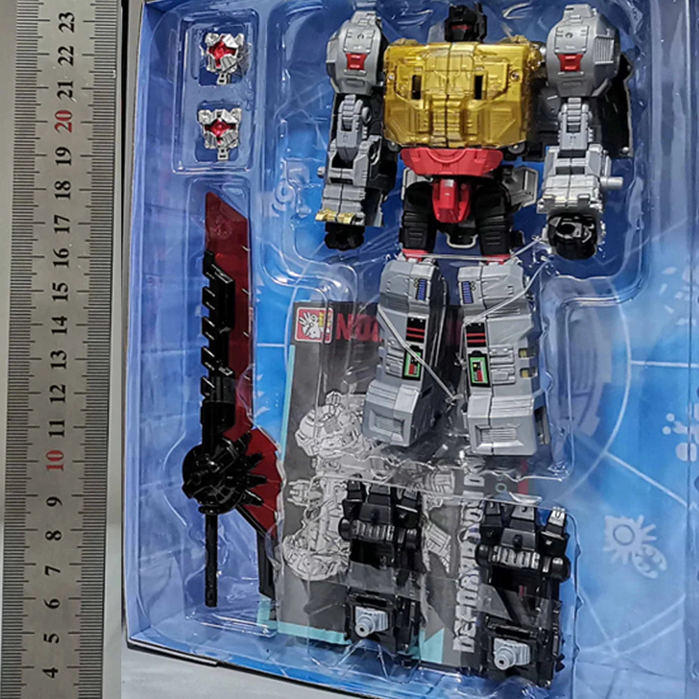 BPF 5IN1 Combination Transformation Toy G1 Dinosaur Dinoking Volcanicus Deformation Grimlock Swoop Sludge Slag Snarl Model Robot