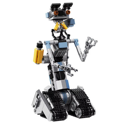 Johnnys 5 Robot Building Blocks Set Military Robot Model Action Figure Bricks Johnnys Five Building Blocks Toys for Kids Gifts