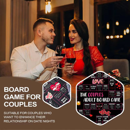 Couples Games for Adults Romantic Couples Board Adult Games Date Night Interactive Fun with with Dice for Husband & Wife