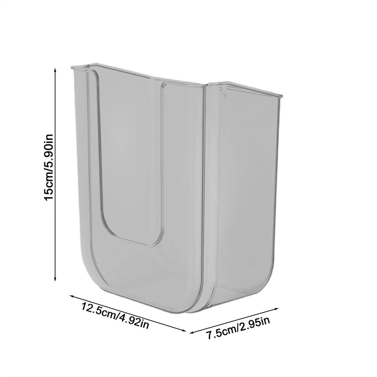 Bathroom Wipe Holder and Storage Organizer with Adhesive Dispenser for Kitchen and Toilet Use