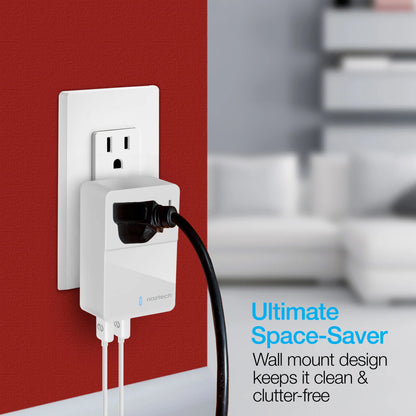Naztech Fast Multi-Device Charger- 2 Outlets + 4 USB Port