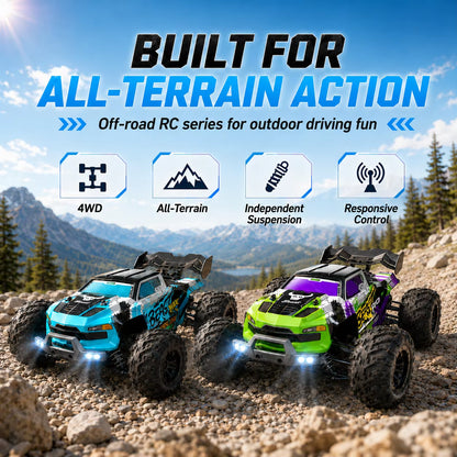 ZNLYRION 1:16 Scale RC Off-Road Buggy with Optional Brushless Motor and 4WD - SG116MAX PRO Remote Control Racing Truck with Anti-Slip Tires