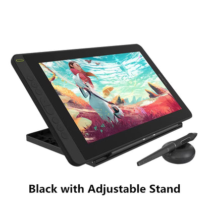 HUION Kamvas 12 Graphic Tablet Monitor Portable 11.6 Inch Anti-Glare Screen Drawing Pen Display Support Windows Android Macos