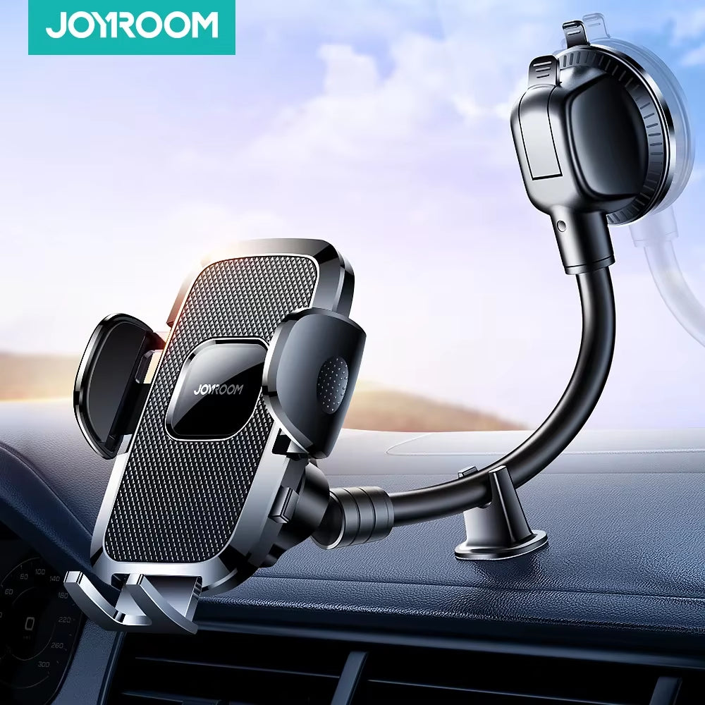 Dashboard Phone Holder for Car【360° Widest View】9In Flexible Long Arm, Universal Handsfree Auto Windshield Air Vent Phone Mount