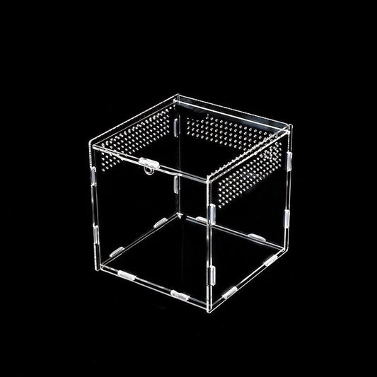 Reptile Habitat Terrarium Breeding Box Acrylic Case Nano Arboreal Tarantula Enclosure Spider Scorpion Bearded Dragon Habitat