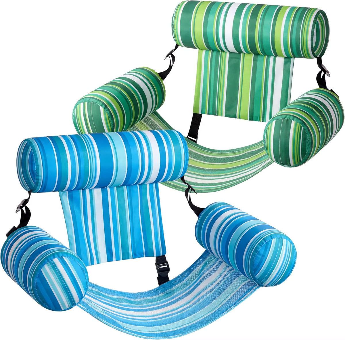 JOYFY Inflatable Pool Chair Leaf - Floating Lounger for Adults, Ideal for Summer Parties at the Beach or Lake