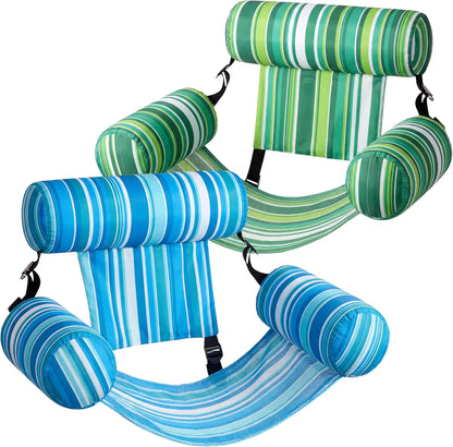 JOYFY Inflatable Pool Chair Leaf - Floating Lounger for Adults, Ideal for Summer Parties at the Beach or Lake