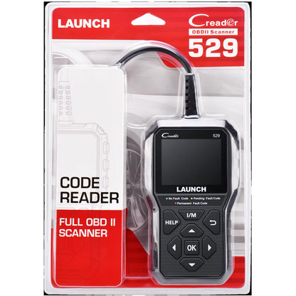 LAUNCH Creader 529 OBD2 Scanner - Professional Automotive Diagnostic Tool for Fault Code Reading and OBDII Scanning
