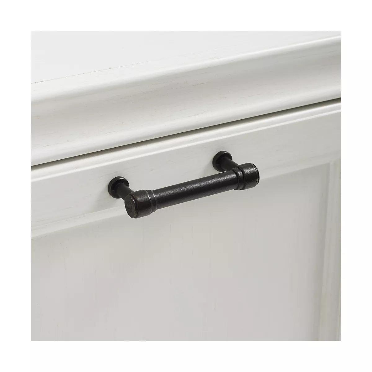 White Linen Hamper Decorative Wall Cabinet