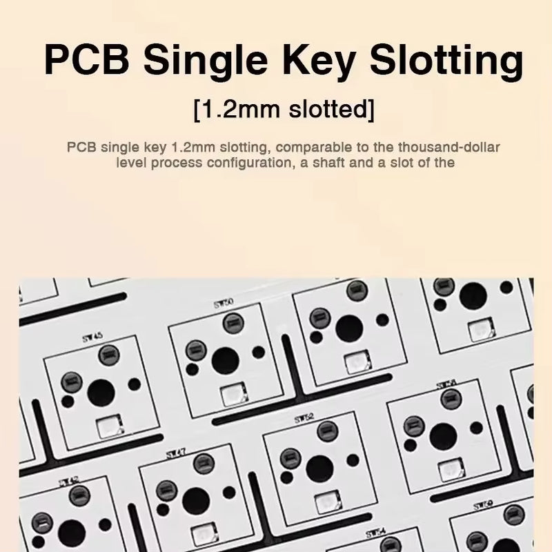 F108Pro Wireless Bluetooth Keyboard Macro Gaming Keyboard Gasket Hot-Swap Full Size Keyboard with TFT Smart Display