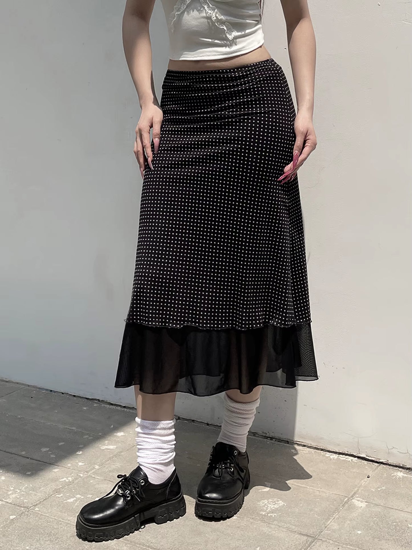 Elegant High Waist Pleated Midi Skirt with Floral Print for Women Stylish A-Line Knee Length Skirt for Summer