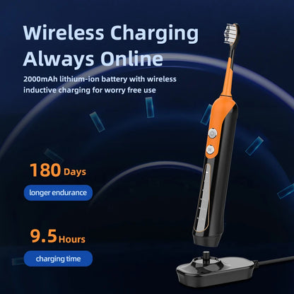 S9 Sonic Electric Toothbrush Cordless USB Rechargeable Whitening Toothbrush Waterproof Ultrasonic Automatic Tooth Brush