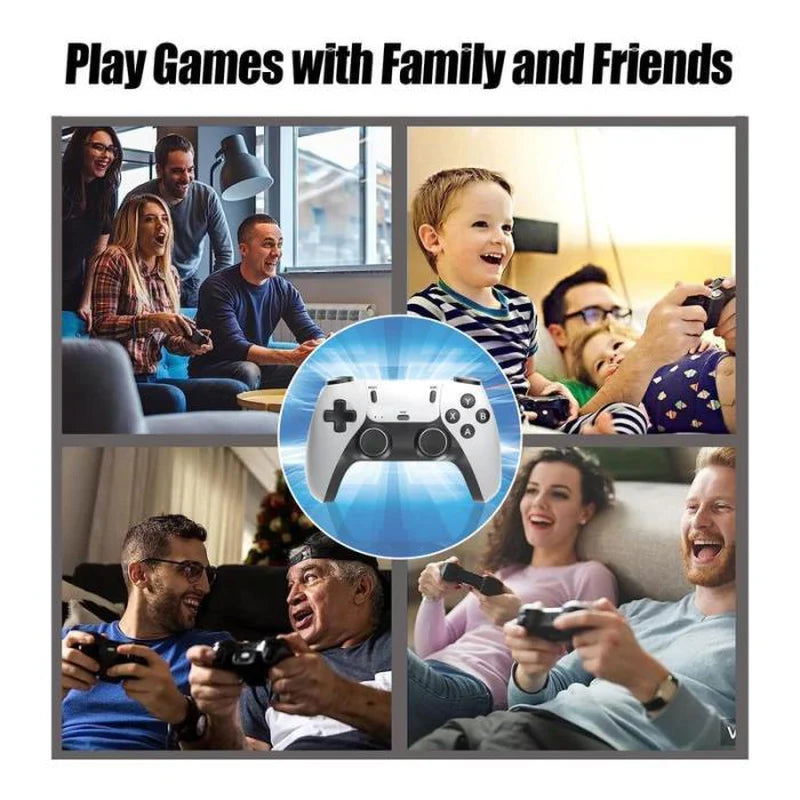  Video Gamepad Console, 2.4G Dual Wireless Game Controller, Support 4K Game Graphics, over 42,000 Classic Retro Games, Best Christmas Gift for Boys!