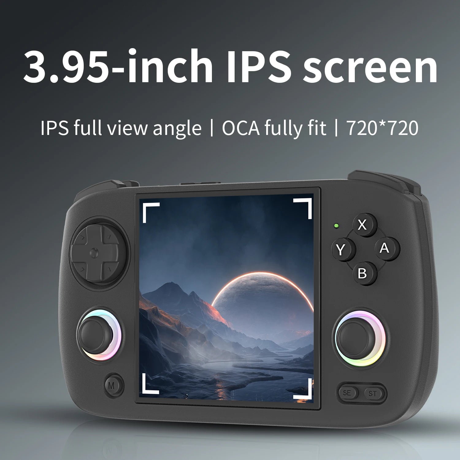 RG Cubexx Retro Handheld Game Console 3.95" IPS 720*720 Screen Linux 64Bit Support Wifi Bluetooth Streaming Video Games