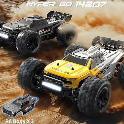 Hyper Go MJX 14207 1/14 Scale 4WD Brushless Remote Control Drift Racing Car - 55KM/H Off-Road Truck