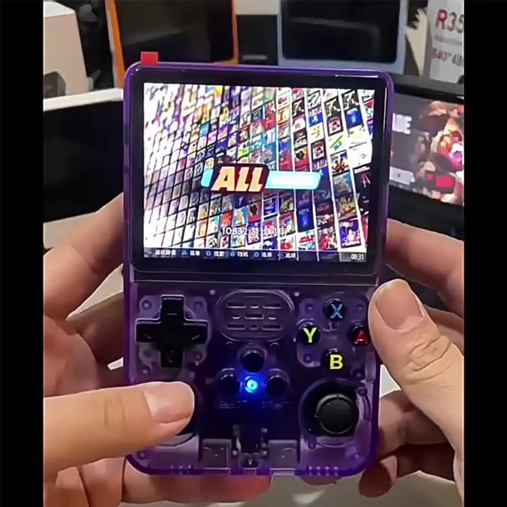 Open Source R36 64G Handheld Game Console 64G Best Games Linux System 3.5