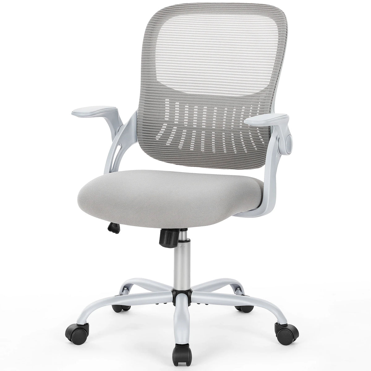 JHK Ergonomic Mesh Backrest Office Chair with Adjustable Height and Rolling Wheels for Home and Gaming Use