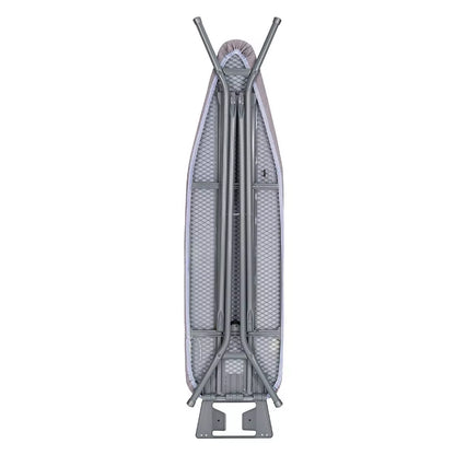 Home Products Light Gray 4-Leg Mesh Top Ironing Board with Integrated Iron Rest
