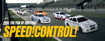 US Stock RC Drift Car 1/43 RTR Race 4WD Gyro Four-Wheel Drive Radio Control High Speed Model 2.4G Racing Drifting Cars Toy Model