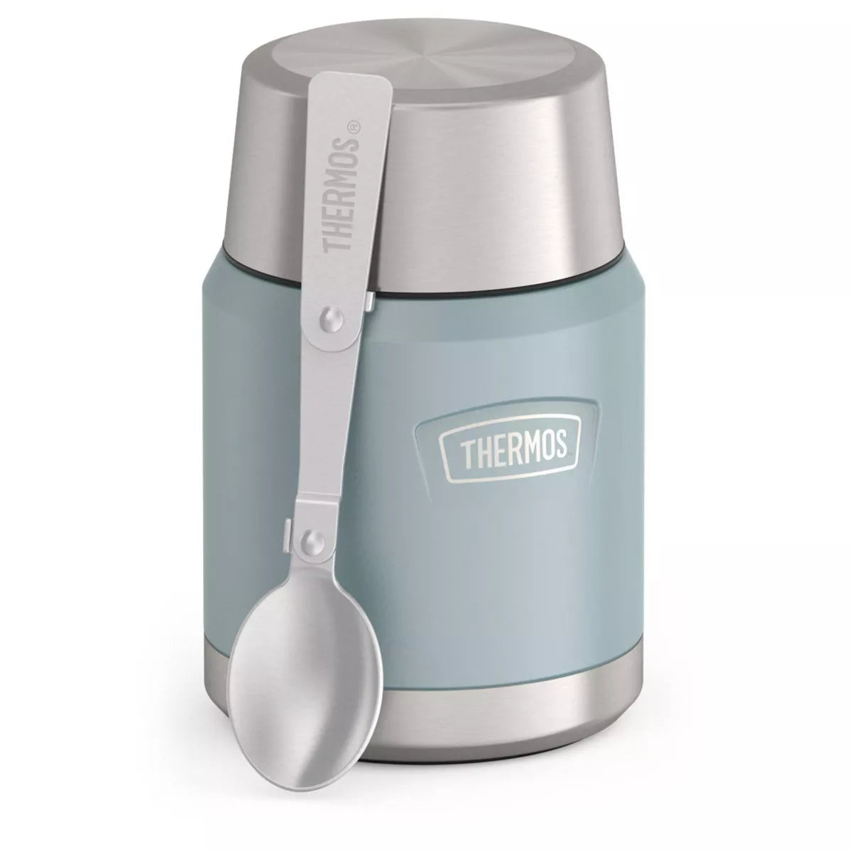 16 oz Stainless Steel Food Storage Container with Spoon