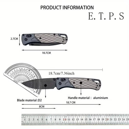 Kith Collaborates with BM for Limited Edition Bugout EDC Knife Featuring D2 Blade and Aluminum Handle - Ideal for Outdoor, Camping, and Hunting Use