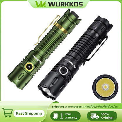 TD04 21700 Rechargeable Two Mode Group Tactical XHP50D HI Flashlight USB-C 3000 Lm Torch IP68 Waterproof EDC Tail Switch