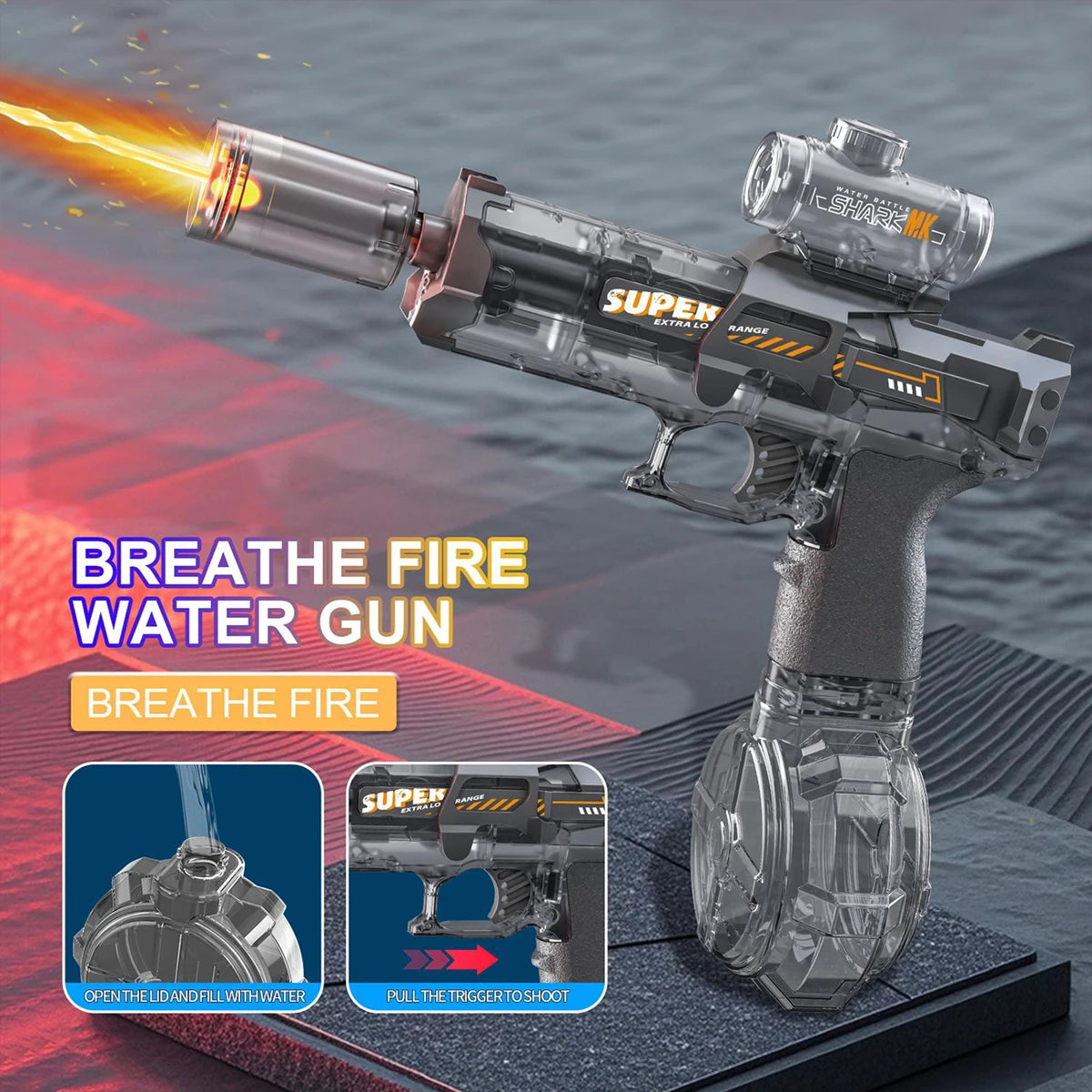 Automatic Electric Water Gun Blaster for Summer Outdoor Fun - Ideal for Beach and Pool Parties, Perfect Gift for All Ages