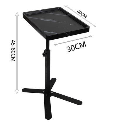 C Shaped Living Room Side Table Sofa Side Cabinet Mobile Coffee Table Simple Small Square Table Bedroom Bedside Table with Wheel