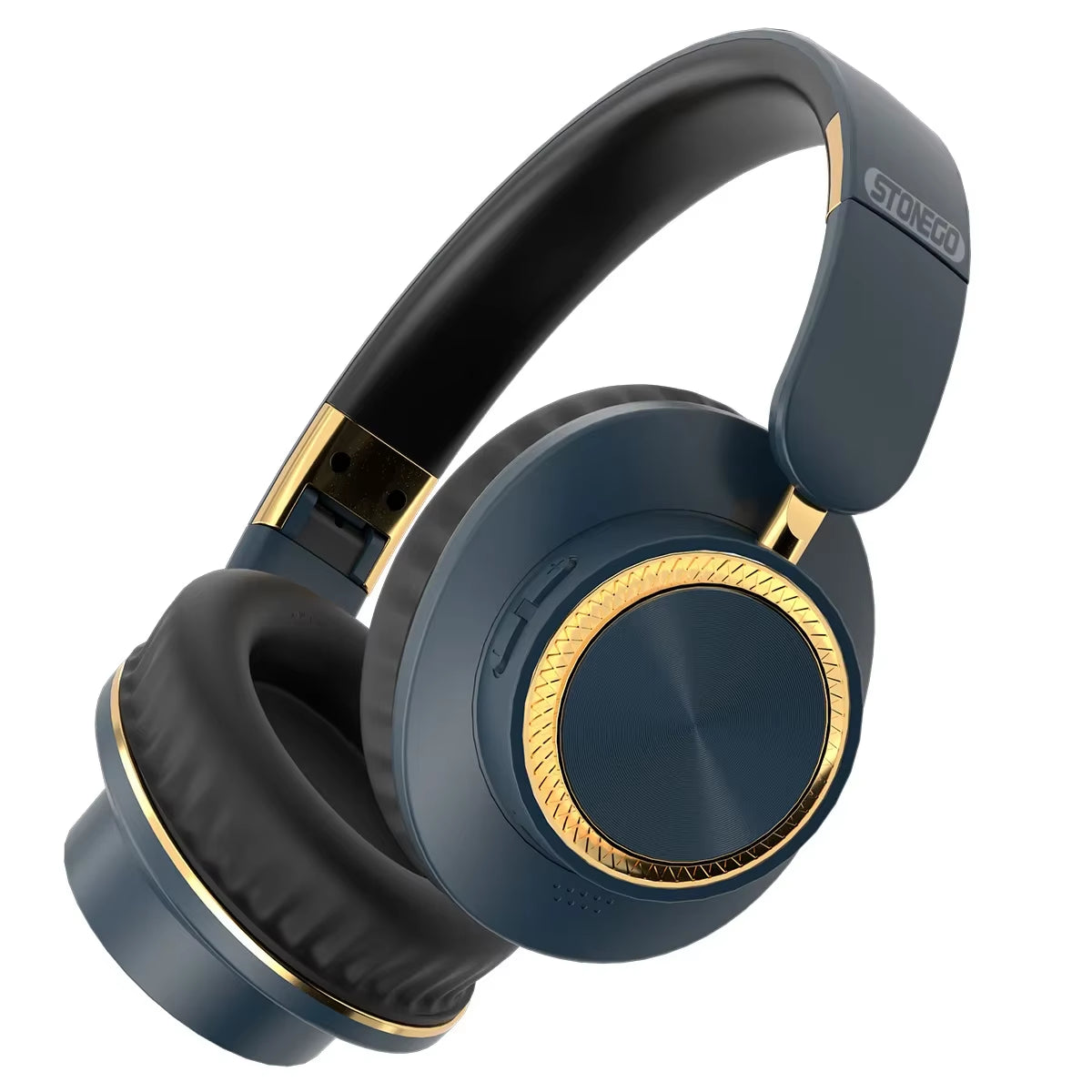 Wireless Bluetooth Gaming Headset with Foldable Design, Bluetooth 5.3 Technology, 40mm Bass Drivers, Hi-Fi Stereo Sound, Over-Ear Comfort with Memory Foam Cushion, Extended 400mAh Battery Life, Compatible with PC, Mobile Phones, Laptops, and Tablets