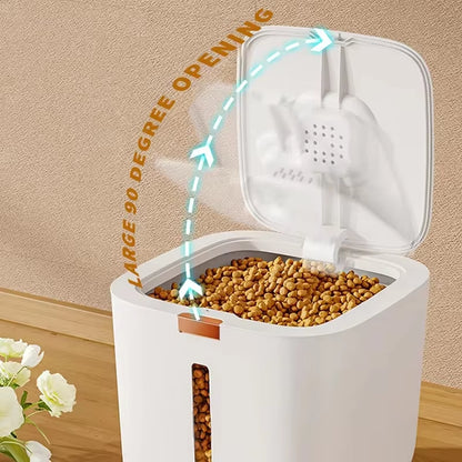 Pet Food Storage Barrel Large Storage Barrel Food Sealed Moisture-Proof Cat Food Barrel Storage Cat Food Dog Food Barrel Pet Foo