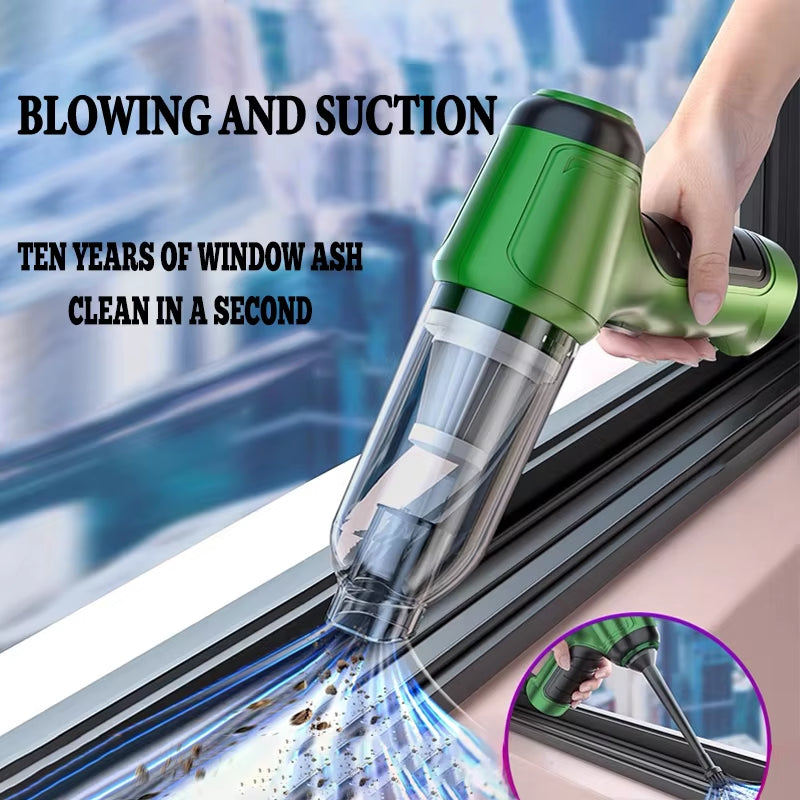 Car Wireless Vacuum Cleaner, Multi-Function Powerful Blowing and Suction, Household Handheld High-Power Dust Collector